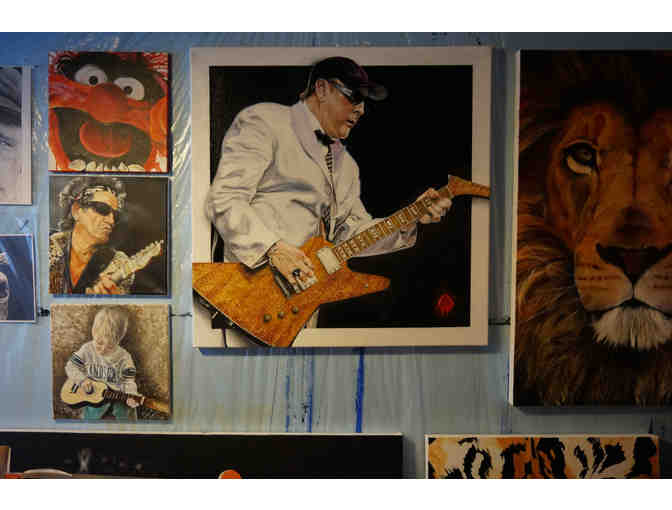 Cliff Harman Original Oil Painting 'Rick Nielsen'