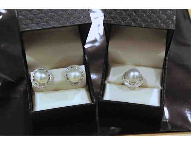 14 Karat Matching Earring &Ring Set Clodius & Company