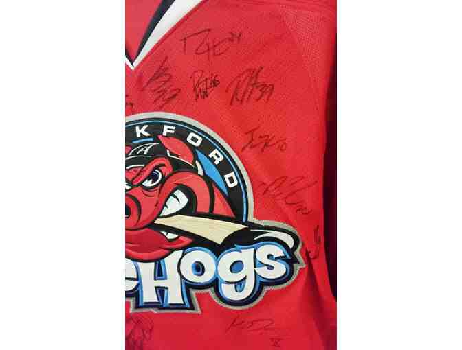 Autographed  Ice Hogs Jersey & Skating With the Icehogs!
