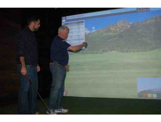 Simulator Golf Foursome at Ironworks Golf Lab