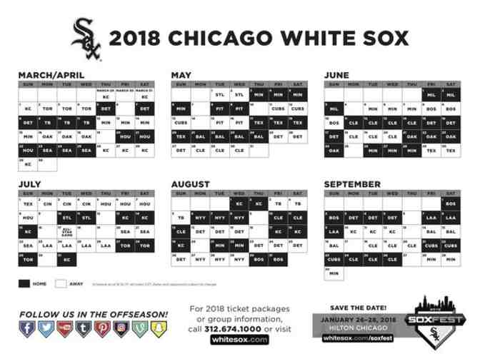 2018 Chicago White Sox Tickets