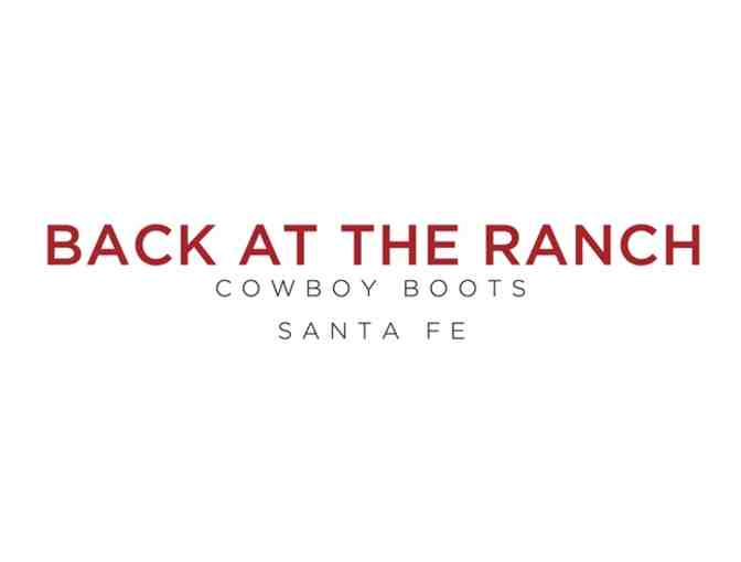 Back at the Ranch Boot Certificate