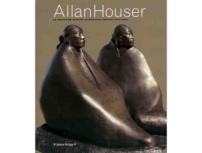 Collectible 2 Allan Houser Pictorial Book and Buffalo Hunt - Fire Dance Medallion