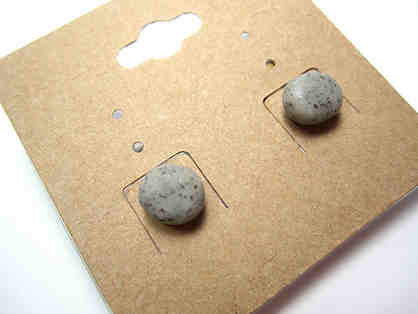 Faux Granite Earrings