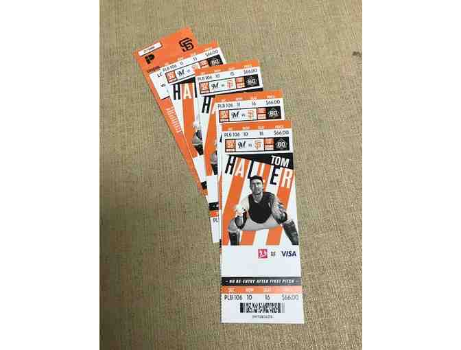 GIANTS! - 4 tickets to 7/26 game vs. Brewers! - Photo 2
