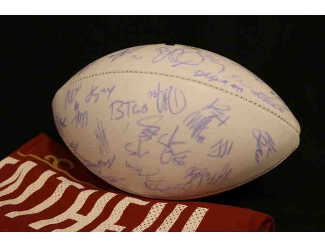 49ers Football - Signed by #87 Dwight Clark