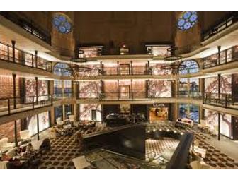 Freedom! Enjoy an overnight stay at the Liberty Hotel.