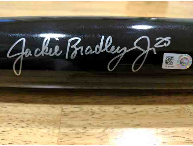 Boston Red Sox Fans Jackie Bradley Jr. Signed Game Model Victus Bat with COA