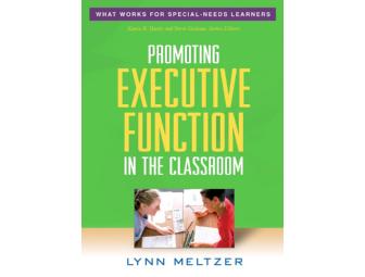 1 Hour Consult with Dr. Lynn Meltzer plus 'Promoting Executive Function in the classroom '