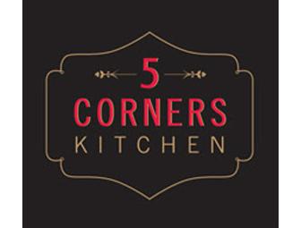 Dinner for Six at Five Corners kitchen, Marblehead with celebrity chef Barry Edelman