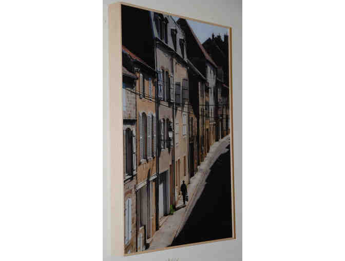 Stirring photograph of the ancient city of Langres, France, 12'x18' in art box frame