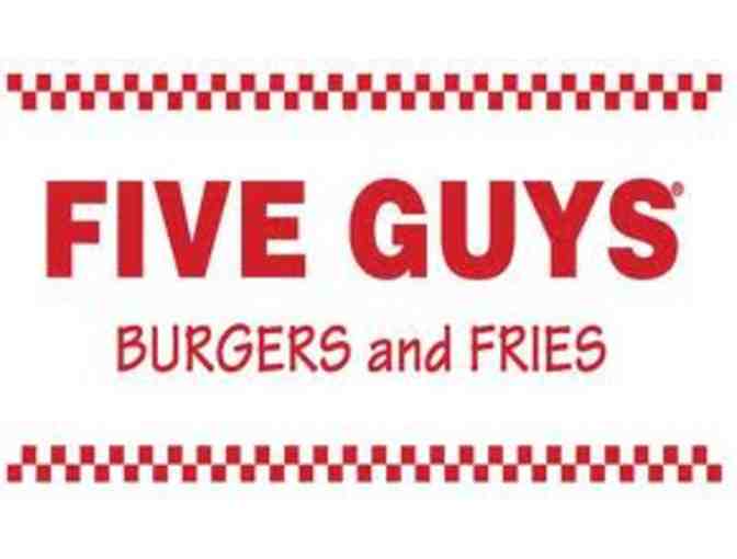 Five Guys Burgers and Fries: $10 Gift Card, a great stocking stuffer!