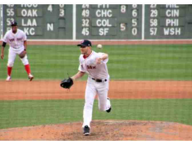 Autographed Red Sox baseball: Blake Swihart and Photo Canvas of Chris Sale