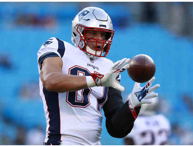 Rob Gronkowski Signed Football