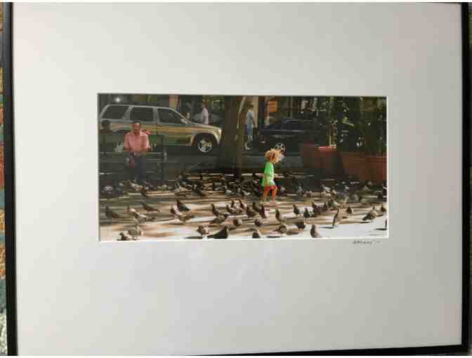 Photograph: Girl with Pigeons