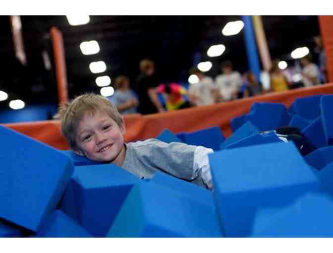 Get Up in the Air! 10 Person Sky Zone Party and Family Day Pass to Rock Spot Climbing