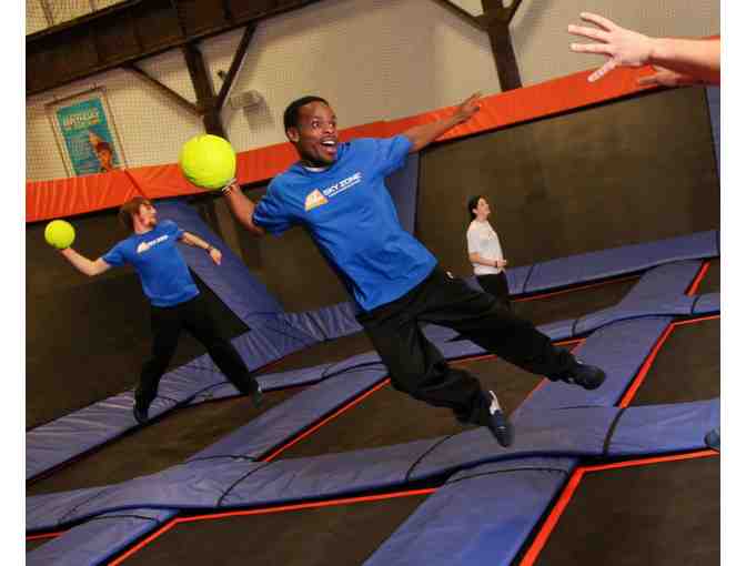 Get Up in the Air! 10 Person Sky Zone Party and Family Day Pass to Rock Spot Climbing