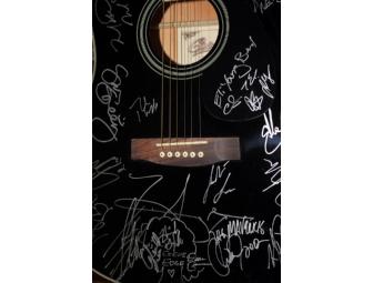 Multi Country Artist Signed Copley CA-20B Acoustic Guitar