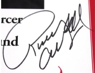 Notorious Cherry Bombs Autographed 11x17 Event Poster