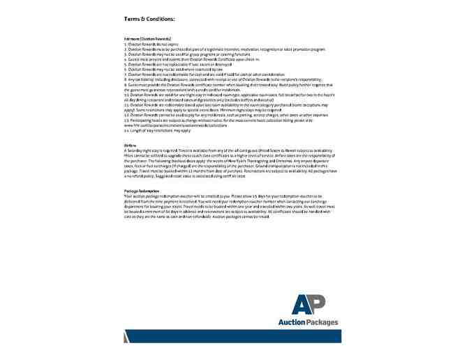 Maui Vacation Experience