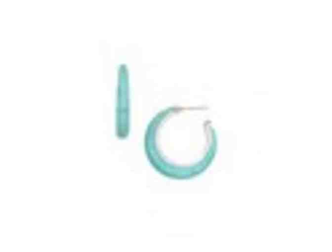 Turquoise Hoop Earrings