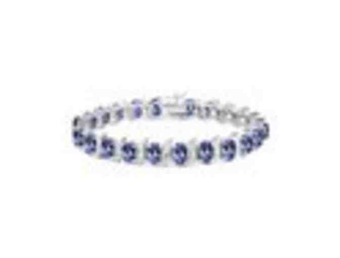 Designs by FMC a?? Tanzanite & Diamond Tennis Bracelet