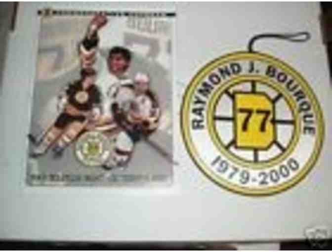 Boston Bruin Ray Bourque 01 Retirement Program + Banner