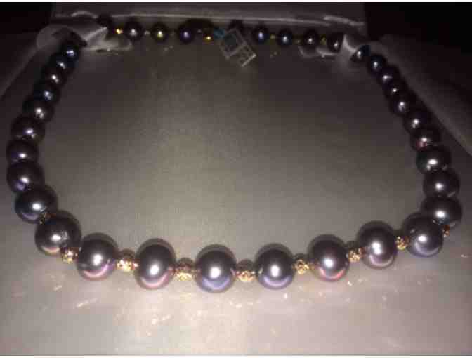 Sterling Silver Multi-Colored Freshwater Pearl Necklace