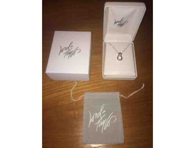 Two Tone Pendant in Sterling Silver with 14 Kt. Yellow Gold