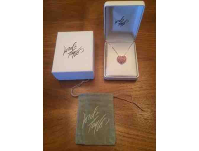 Sterling Silver and Crystal Heart Pendant Necklace