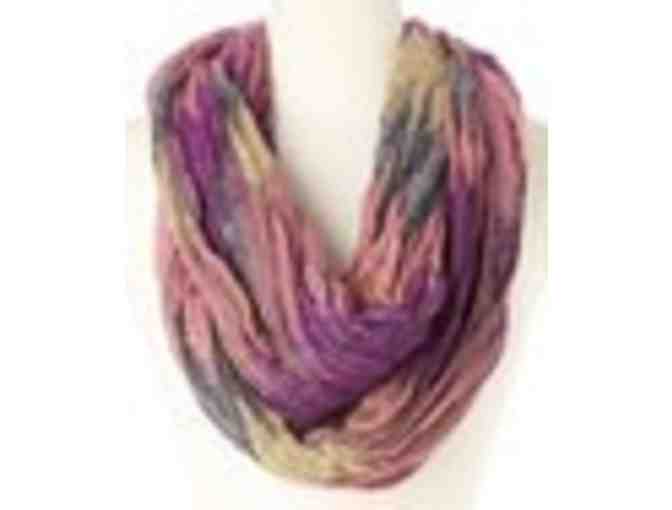 J & X International a?? Purple & Pink Variegated Infinity Scarf