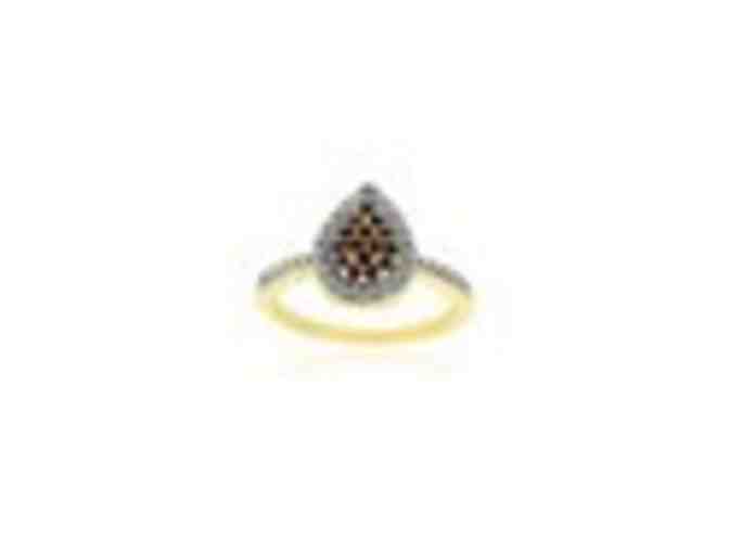 Designs by FMC a?? Ruby & Diamond Teardrop Ring