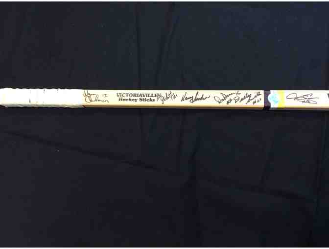 1970 Boston Bruins Team Signed Bobby Orr Hockey Stick: 16 Autographs