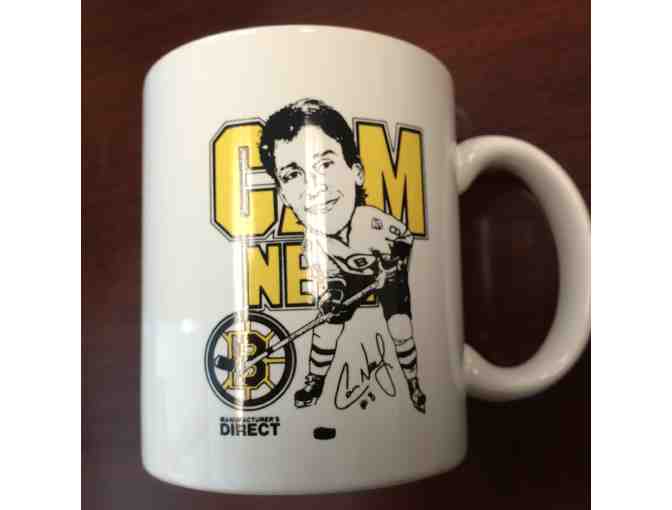 RARE BOSTON BRUINS RAY BOURQUE CAM NEELEY COFFEE CUP MUG SET