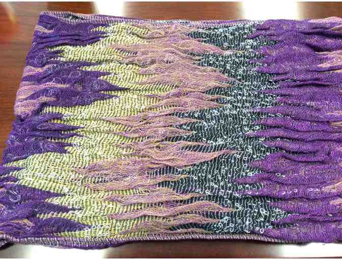 J & X International a?? Purple & Pink Variegated Infinity Scarf