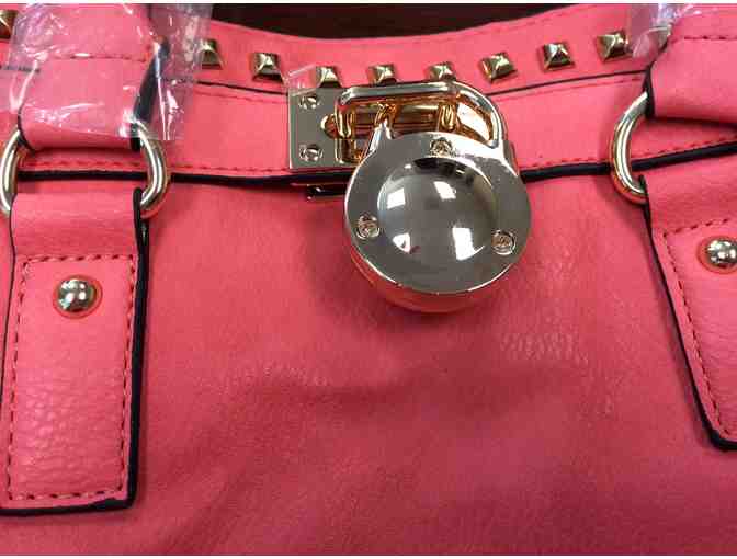 MKF Collection a?? Pink Office-Chic Tote