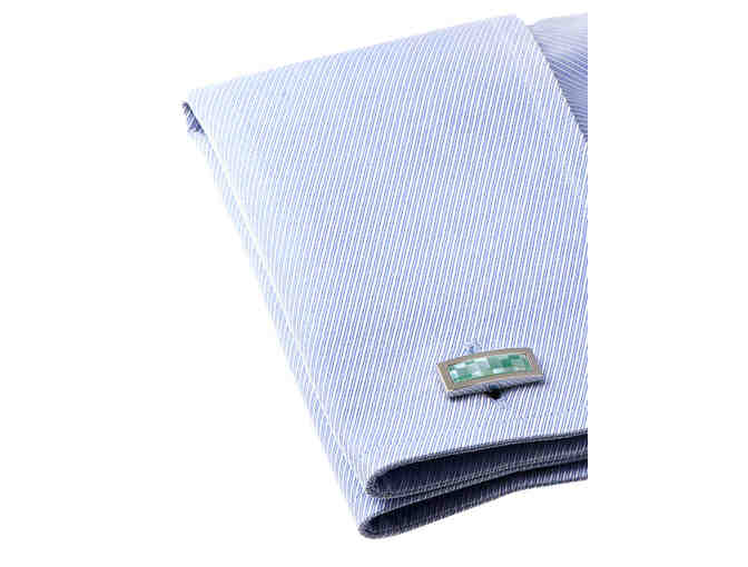 Ox and Bull Trading Co. Tile Mosaic Bar Cufflinks