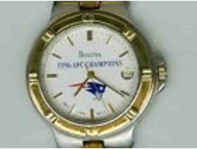Ben Coates 1986 AFL New England Patriots Championship Bulova Watch