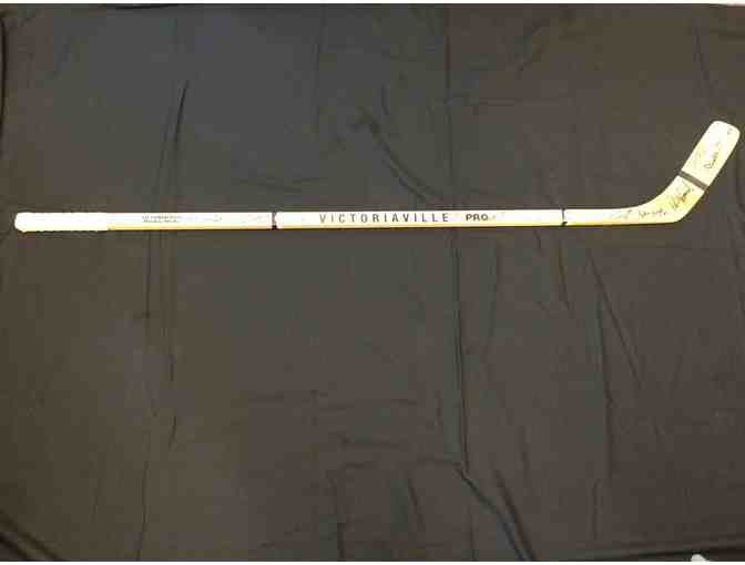 1970 Boston Bruins Team Signed Bobby Orr Hockey Stick: 16 Autographs