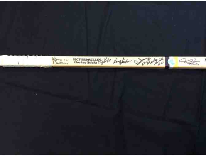 1970 Boston Bruins Team Signed Bobby Orr Hockey Stick: 16 Autographs - Photo 4