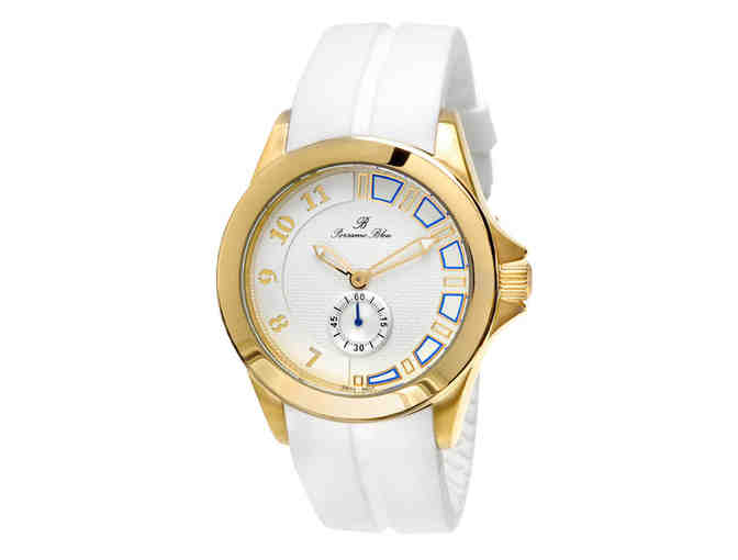 Porsamo Bleu Unisex SoHo White & Gold Watch - Photo 1