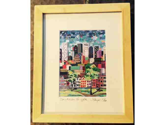 Dorchester Heights, framed giclee print