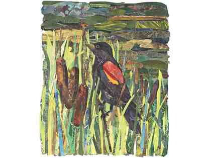 Redwinged Blackbird - Limited Edition Fine Art Print by Janice Hayes-Cha