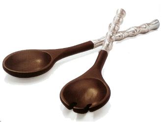 Atticus Bamboo Collection Salad Bowl and Tongs