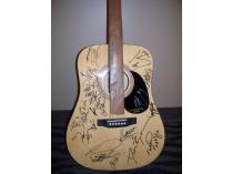 Guitar signed by Country Music stars Martina McBride, Lonestar, Montgomery Gentry and more