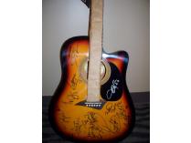 Guitar signed by Country Music stars Martina McBride, Montgomery Gentry, The Farm and more