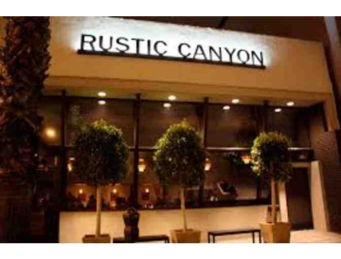 $100 Gift Card for Rustic Canyon Restaurant - Photo 1