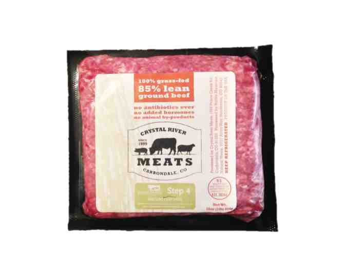 Crystal River Meats - one 12 -pound case of 100% grass-fed ground beef