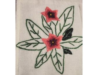 Handmade Skirt with Potato Blossom Pocket