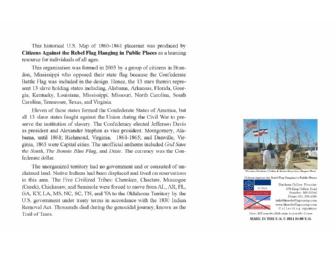 Placemat Map of U.S. During Slavery